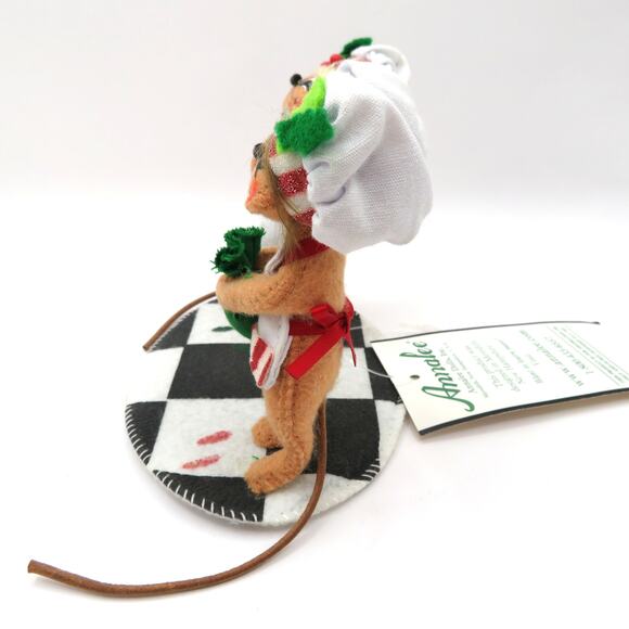 Annalee 4" Frosting Fight Mice Felt Figurine Christmas Mouse Holiday Decoration - Picture 6 of 10